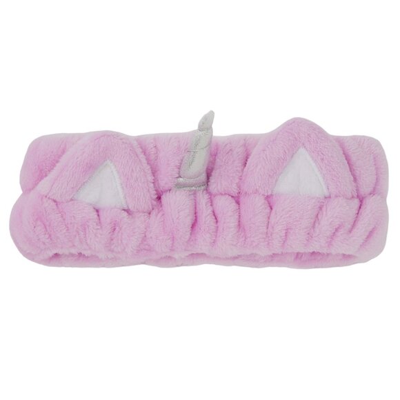 Claires Plush Lavender Unicorn Horn Ears Makeup Headwrap - Picture 3 of 3